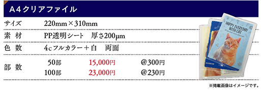 印刷価格表